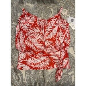 NWT Contours by coco reef tankini top size 12/36D